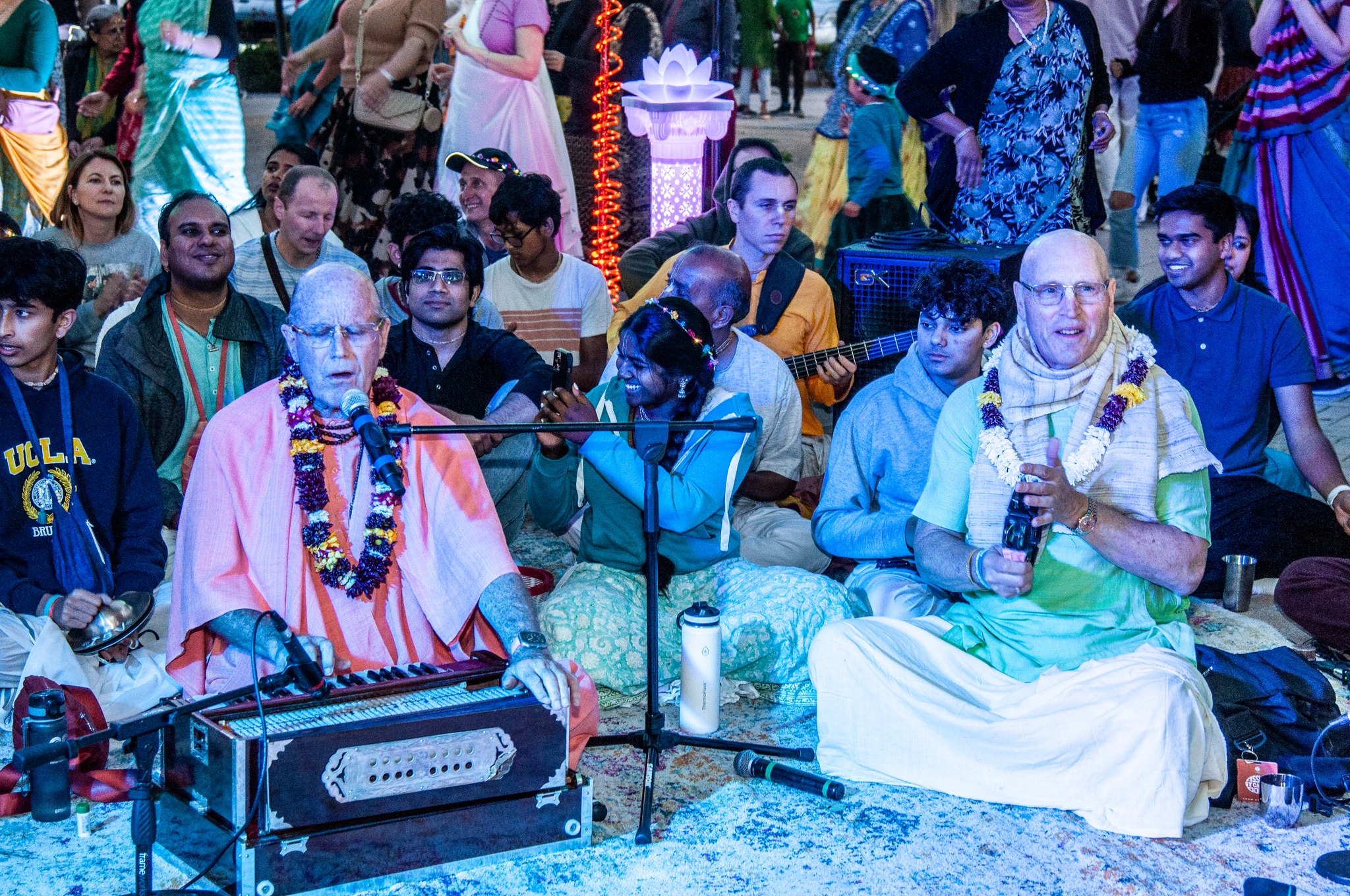 Community kirtan at ISKCON Silicon Valley